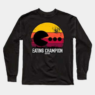 Eating Champion - Retro Videogames Long Sleeve T-Shirt